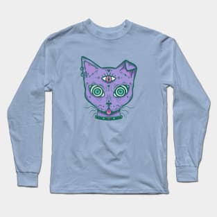 Eerie Cat Long Sleeve T-Shirt